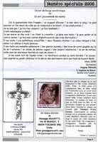 page 04, textes de Virginie Perain, Pauline le Coquelicot, timbre d'artiste de Guiseppe Ricetti, oeuvre d'Antonio Gomez